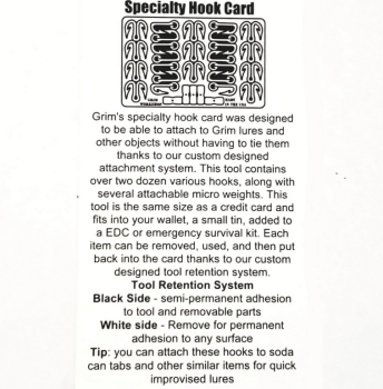 GRIM WORKSHOP®: Specialty Hook Fishing Survival Card